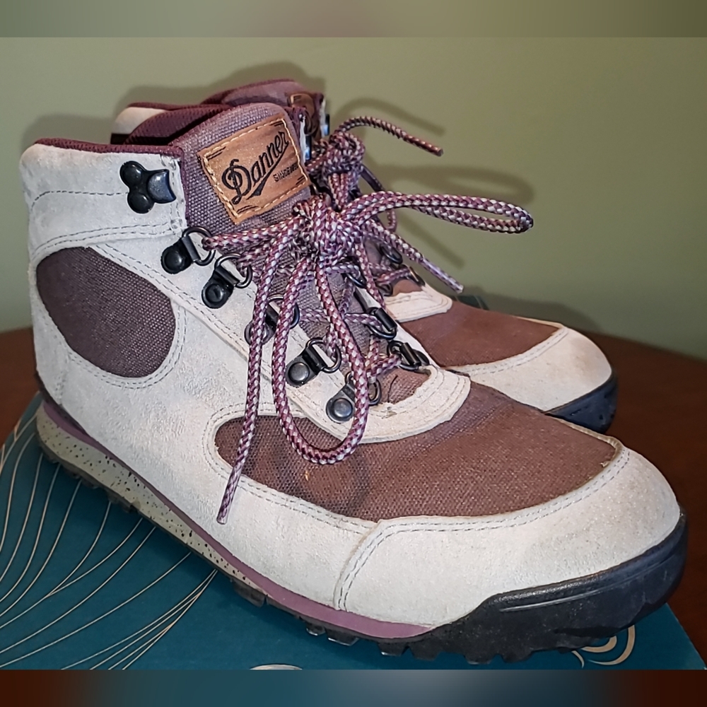 Women's Danner Jag Hiking Work Boot 8.5 Purple Gray